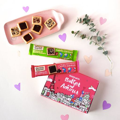 Michel and Augustin Shortbread Cookies and Hearts