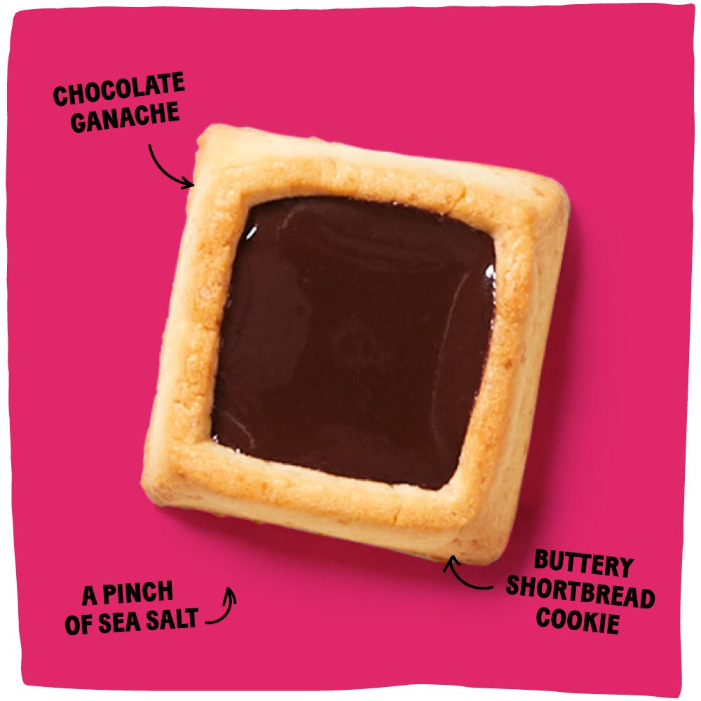 4 Cookie Squares - Dark Chocolate and a Pinch of Sea Salt (18 pack) micheletaugustin 