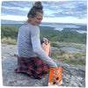 Woman Taking Cookie Squares Image